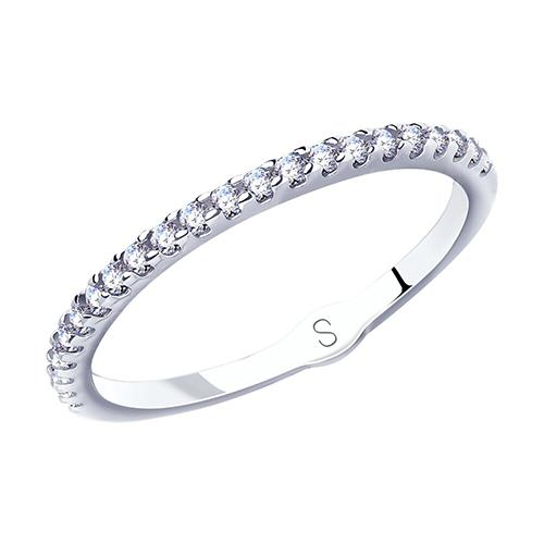 Кольцо декоративное Sokolov и Diamant,  серебро 925 проба, вставка фианит (Sokolov и Diamant, Россия)