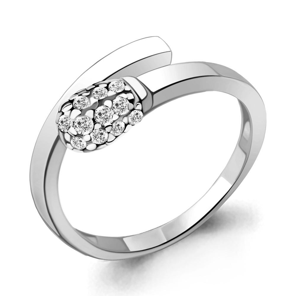 Кольцо декоративное Aquamarine,  серебро 925 проба, вставка фианит (Aquamarine, Россия)