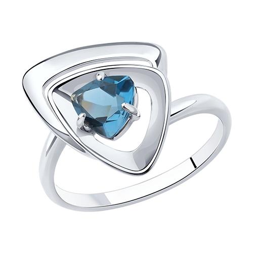 Кольцо декоративное Sokolov и Diamant,  серебро 925 проба, вставка топаз (Sokolov и Diamant, Россия)