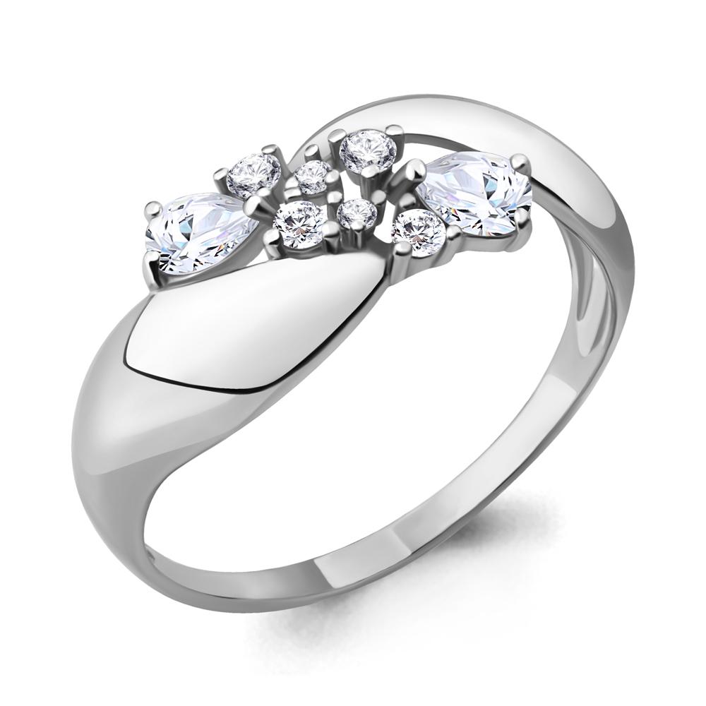 Кольцо декоративное Aquamarine,  серебро 925 проба, вставка фианит (Aquamarine, Россия)