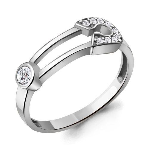 Кольцо декоративное Aquamarine,  серебро 925 проба, вставка фианит (Aquamarine, Россия)
