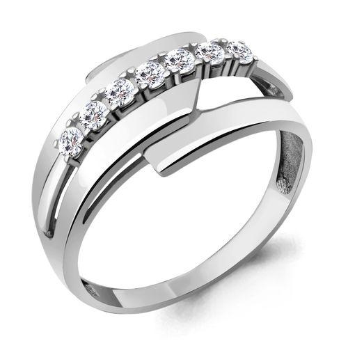 Кольцо декоративное Aquamarine,  серебро 925 проба, вставка фианит (Aquamarine, Россия)