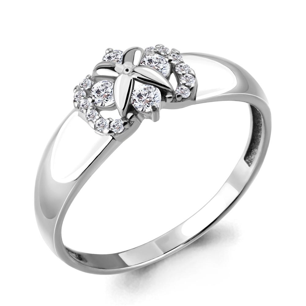 Кольцо декоративное Aquamarine,  серебро 925 проба, вставка фианит (Aquamarine, Россия)