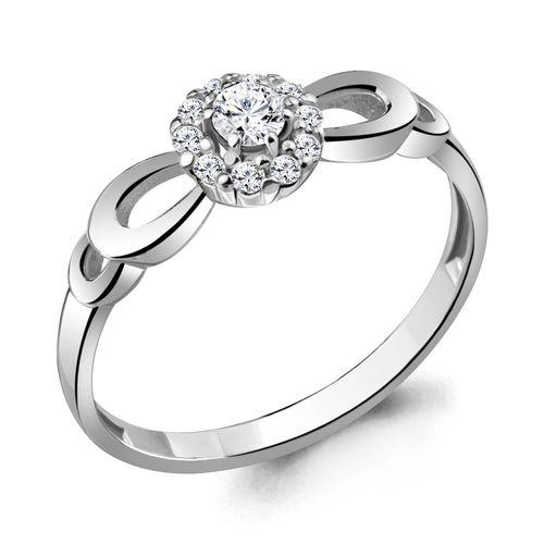 Кольцо декоративное Aquamarine,  серебро 925 проба, вставка фианит (Aquamarine, Россия)