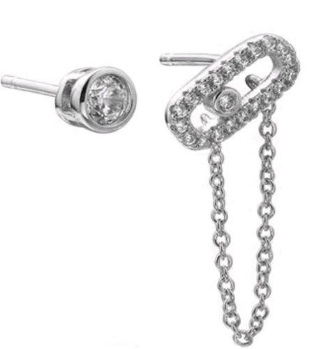 Серьги пусеты Fresh Jewellery,  серебро 925 проба, вставка эмаль (Fresh Jewellery, Россия)