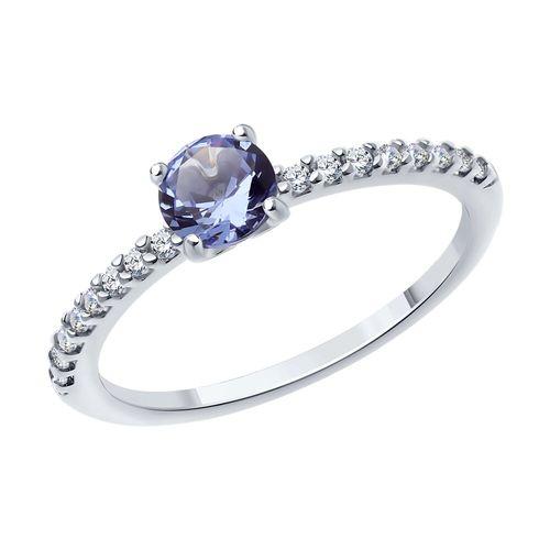 Кольцо декоративное Sokolov и Diamant,  серебро 925 проба, вставка ситалл (Sokolov и Diamant, Россия)