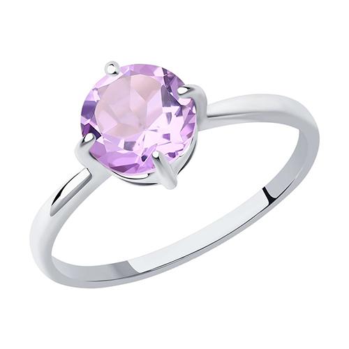 Кольцо декоративное Sokolov и Diamant,  серебро 925 проба, вставка аметист (Sokolov и Diamant, Россия)