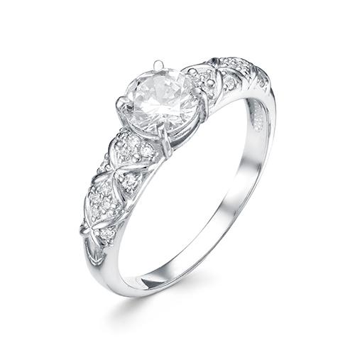 Кольцо декоративное Zlato,  серебро 925 проба, вставка фианит (Zlato, Россия)
