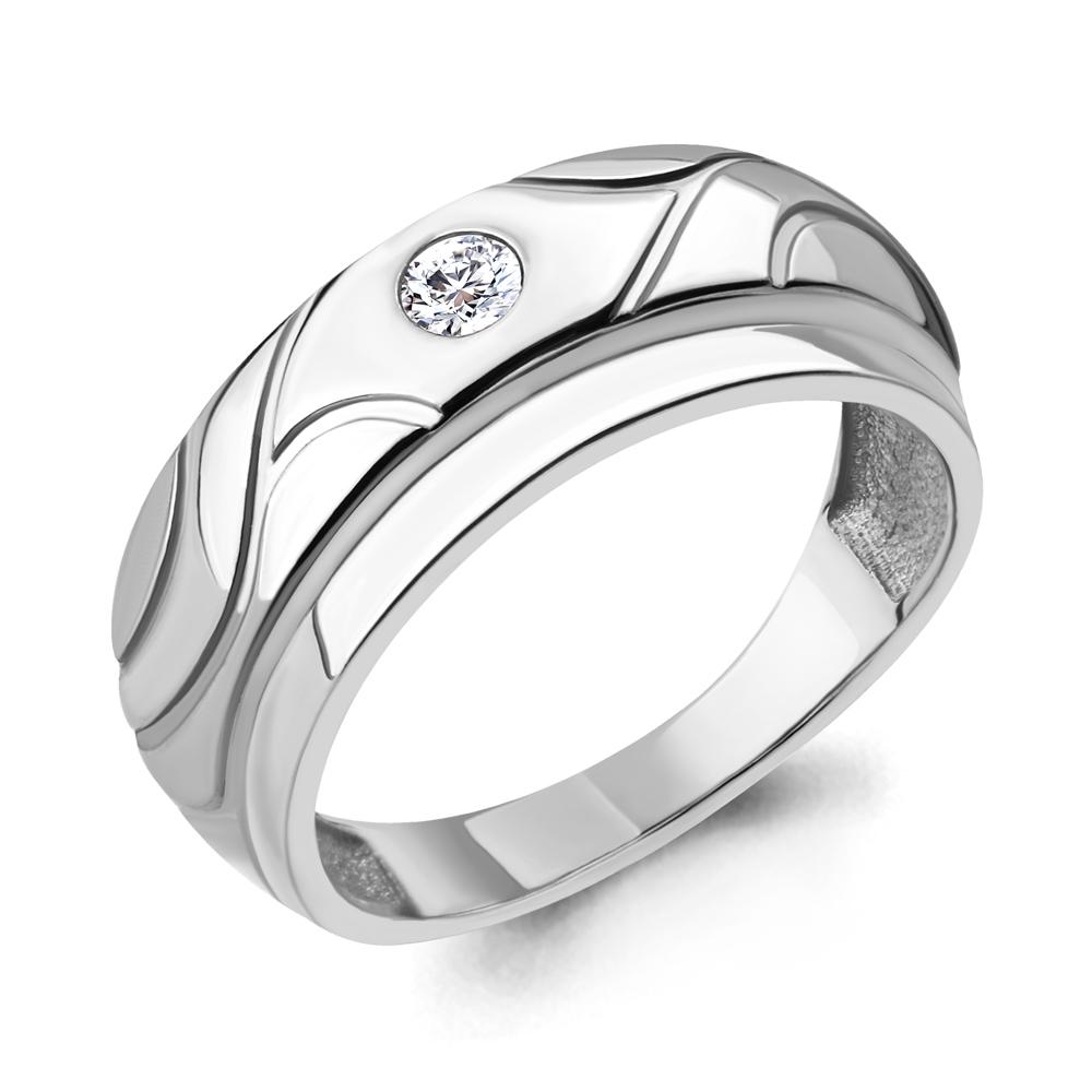 Кольцо декоративное Aquamarine,  серебро 925 проба, вставка фианит (Aquamarine, Россия)