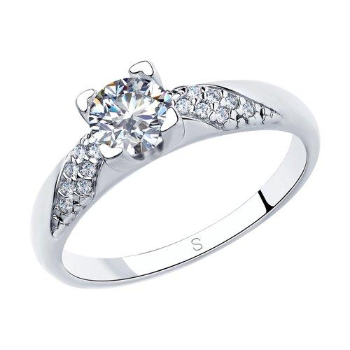 Кольцо декоративное Sokolov и Diamant,  серебро 925 проба, вставка фианит (Sokolov и Diamant, Россия)