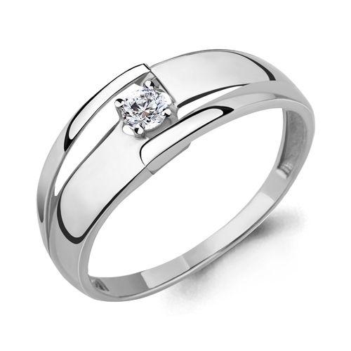 Кольцо декоративное Aquamarine,  серебро 925 проба, вставка фианит (Aquamarine, Россия)