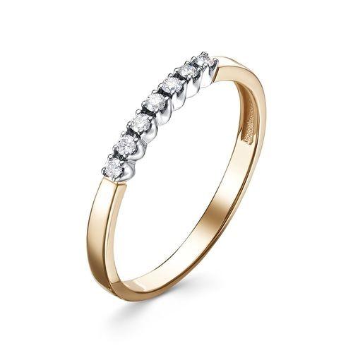 Кольцо декоративное Brilliant Style, красное золото 585 проба, вставка бриллиант (Brilliant Style, Россия)