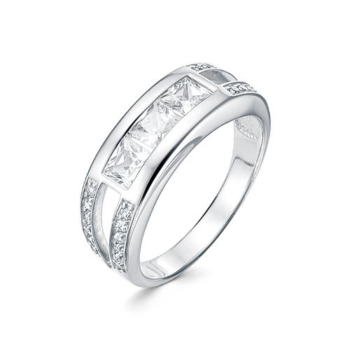 Кольцо декоративное Zlato,  серебро 925 проба, вставка фианит (Zlato, Россия)