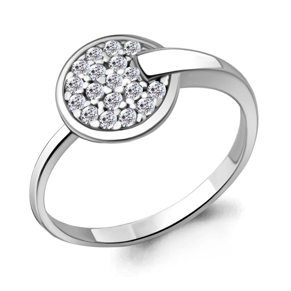 Кольцо декоративное Aquamarine,  серебро 925 проба, вставка фианит (Aquamarine, Россия)