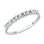 Кольцо декоративное Sokolov и Diamant, белое золото 585 проба, вставка фианит (Sokolov и Diamant, Россия)