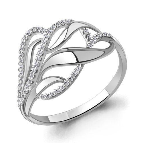 Кольцо декоративное Aquamarine,  серебро 925 проба, вставка фианит (Aquamarine, Россия)