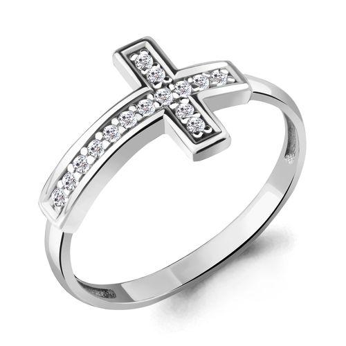 Кольцо декоративное Aquamarine,  серебро 925 проба, вставка фианит (Aquamarine, Россия)