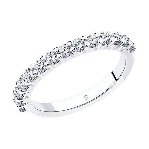 Кольцо декоративное Sokolov и Diamant,  серебро 925 проба, вставка фианит (Sokolov и Diamant, Россия)