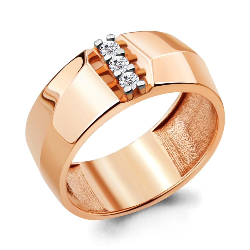 Кольцо декоративное Aquamarine,  серебро 925 проба, вставка фианит (Aquamarine, Россия)