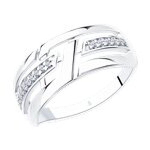 Кольцо декоративное Sokolov и Diamant,  серебро 925 проба, вставка фианит (Sokolov и Diamant, Россия)