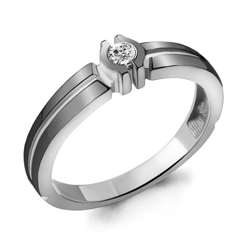 Кольцо декоративное Aquamarine,  серебро 925 проба, вставка фианит (Aquamarine, Россия)