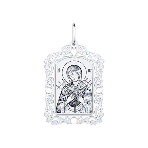 Подвеска религиозная Sokolov и Diamant,  серебро 925 проба (Sokolov и Diamant, Россия)