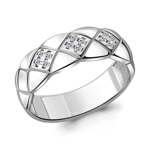 Кольцо декоративное Aquamarine,  серебро 925 проба, вставка фианит (Aquamarine, Россия)